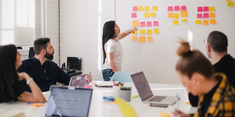 Brand strategy and positioning workshop with a team